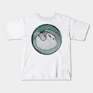 Artwork of a Happy Seal II Kids T-Shirt